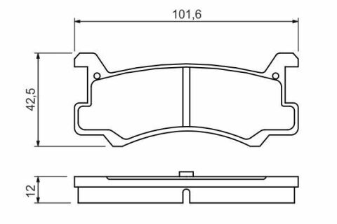 Колодки задні гальмові 323 1,6GT -93, MX-3/MX-5 MAZDA