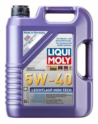 Моторное масло LIQUI MOLY LEICHTLAUF HIGH TECH 5W-40, 5 литров