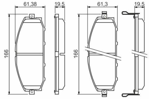 Колодки тормозные (передние) Nissan Patrol GR V 97- Колодки тормозные (передние) Nissan Patrol GR V 97-