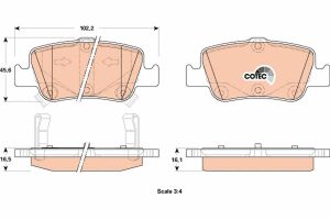 Колодки гальмівні (задні) Toyota Auris 06-/Corolla 1.3-2.0D 12- (Bosch)