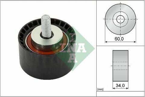 Ролик ГРМ Volvo S60/S80/S90/V40/V60/V70/V90/XC40/XC60/XC70/XC90 2.0d 13- (паразитний)