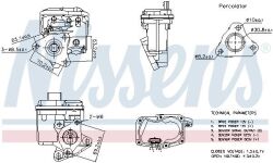 Клапан egr (системи рециркуляції вг) dokker, duster, logan mcv ii, renault