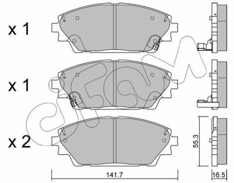 Колодки гальмові передні Mazda 3 13- MAZDA