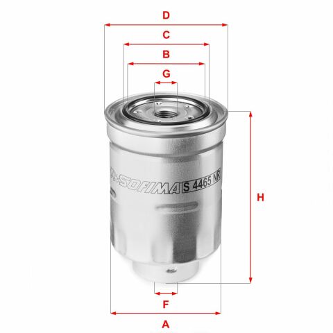 Фильтр топливный Mitsubishi Outlander III/Citroen C4/Peugeot 4008 1.8 HDI 12-