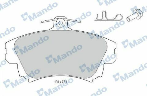 MBF015132 MANDO Гальмівні колодки до дисків MBF015132 MANDO Гальмівні колодки до дисків