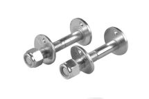 Комплект болтів з шестигранною головкою з чорного металу в наборі з гайками