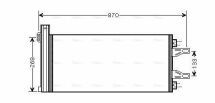 Радіатор кондиціонера Jumper, Fiat Ducato, Peugeot 2.0/3.0HDI 06- CITROEN