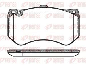 Гальм колодки передн. e-class t-model (s212) e 63 amg (212.277) 09-11