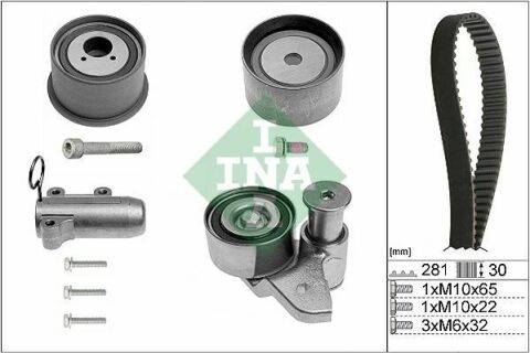 Комплект ГРМ Audi A4/A6/A8 3.0 00-06 (281x30)