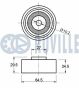 RUVILLE AUDI Ролик натягувача ременя 100/А6 2.5TDI, фото 2 - інтерент-магазин Auto-Mechanic