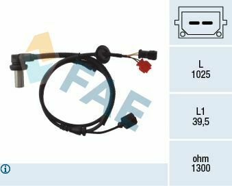 Датчик ABS (передній) Audi A4/VW Passat 94-05