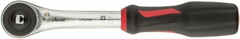 Трещотка 72-зубная (1/4"/176mm) (с портом 360°)