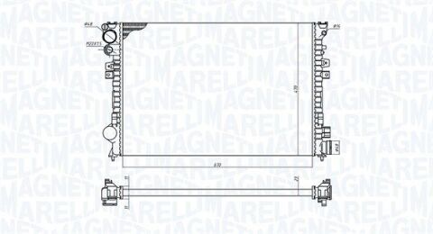 CITROEN Радіатор охолодження Evasion,Jumpy,Fiat Scudo,Peugeot 806,Expert 1.9TD/2.0HDI