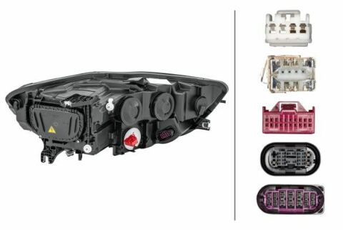 Фара основна bi-xenon з мотором, без предвк. приладу, без газорозр. лампи, d3s/h7 psy24w слід. a6 10-
