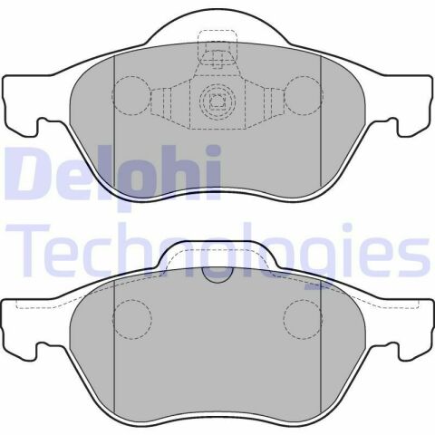 Колодки гальмівні (передні) Renault Laguna II/III 01-15/Megane II 03-