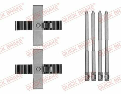 Планка супорта (заднього) прижимна (к-кт) VW Touareg 2.5TDI/3.0TDI 02-10