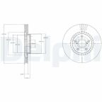 Диск тормозной передн. Lexus LS 00-