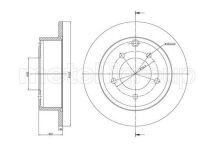 Гальмівний диск задн.lancer 08-