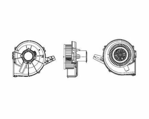 Моторчик пічки Audi A2 00-05/Skoda Fabia 99-08/Roomster 06-15 (+autoAC)