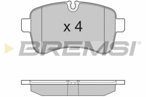 Тормозные колодки зад. Iveco Daily 06-14 (брембо)