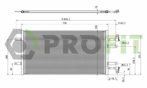 Конденсер кондиціонера Конденсер кондиціонера