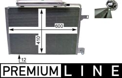 Радiатор кондицiонера MB A-/B-CL. (W169/W245) Радiатор кондицiонера MB A-/B-CL. (W169/W245)