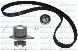 Комплект ГРМ (насос + ремінь + ролик) BERLINGO 1.4 та 96-11, XSARA (N1) 1.4 та 97-05, ZX Break (N2) 1.4 та 93-97, PEUGEOT 106 II 1.4 та 96-04, 206