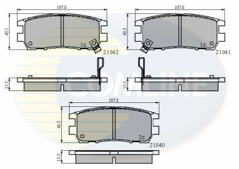 CBP3233 Comline - Гальмівні колодки до дисків