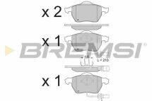 Тормозные колодки пер. Passat B5/Audi A4/A6 00-05
