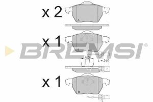 Гальмівні колодки пер. Passat B5/Audi A4/A6 00-05