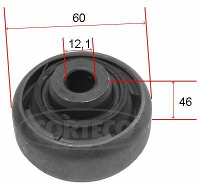 Сайлентблок важеля (переднього) Ford Mondeo II 1.6-2.5 24V 94-00 (46x12.1x60) Сайлентблок важеля (переднього) Ford Mondeo II 1.6-2.5 24V 94-00 (46x12.1x60)