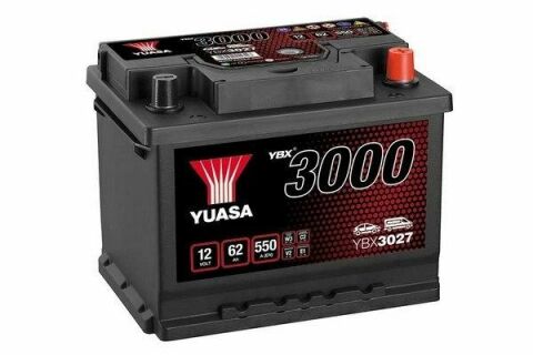 Yuasa 12V 62Ah SMF Battery YBX3027 (0)