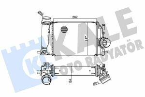 KALE RENAULT Интеркулер Grand Scenic IV,Kadjar,Megane IV,Talisman,Nissan Qashqai II,X-Trail 1.2/1.5dCi/1.6