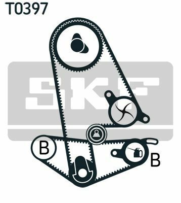 SKF К-кт. ГРМ (2шт. Ремінь +2шт. ролика) Honda Accord 98-03 1.8/2.0/2.2