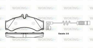 Тормозные колодки Sprinter/LT 96-06 (спарка)/Vario 2.9TD