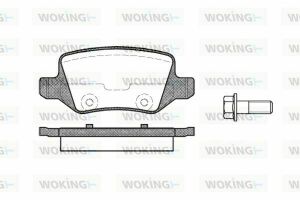 Тормозные колодки зад. MB A-class (W168/W169) 97-12 (TRW)