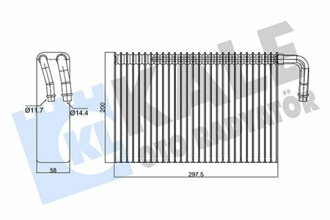 KALE BMW Випарник 5 E39 00-