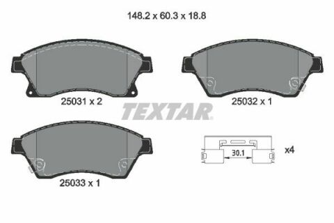 Колодки тормозные (передние) Chevrolet Aveo 11-/Opel Astra J 09- Q+