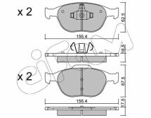 Гальмівні колодки пер. Connect 02-