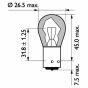 Лампа PY21W MasterLife 24V 21W BAU15s, фото 3 - інтерент-магазин Auto-Mechanic