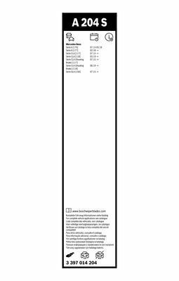 Щітки склоочисника (600/475 мм) BMW 3 (F30/F35/F80)/MB A-class (W176/W177) 04-