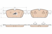 DB Колодки тормозные передн. M/GL-Class W166 12-