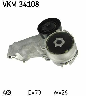 Натяжник ременя генератора Ford Connect 1.8TDCi/Di 98-13 (70x26) Натяжник ременя генератора Ford Connect 1.8TDCi/Di 98-13 (70x26)