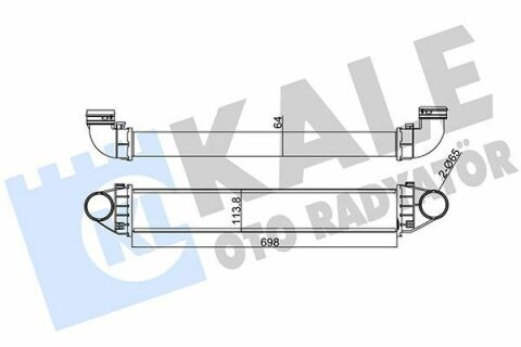 Інтеркулер KALE DB W169/B245 2.0CDI 04-