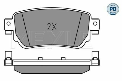 Колодки гальмівні (задні) Nissan Qashqai/ X-trail/ Renault Kadjar/ Koleos 13- (TRW)