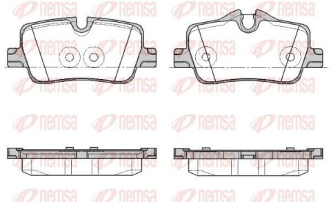 BMW Колодки гальмівні задні 2 G42, G87, 3 (G20, G80, G28) 316d, G21, G81, G22, G82