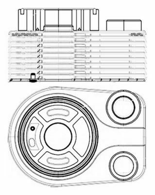 Радиатор масляный Renault Kangoo/Megane II/III/IV 1.5dCi 02- (теплообменник)