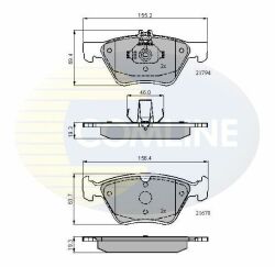 CBP0913 Comline - Тормозные колодки для дисков CBP0913 Comline - Тормозные колодки для дисков