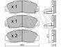 Колодки тормозные (передние) Honda Accord V/VI 93-03/Civic 97-01, фото 13 - интернет-магазин Auto-Mechanic