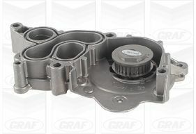 Помпа воды Audi A3 1.4TFSI/Seat Ibiza IV/V/Skoda Fabia III/VW Polo 1.0/1.0TSI 12- (B/B)(7 лоп)(z=28)